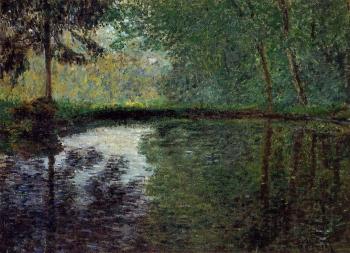 Claude Oscar Monet : The Pond at Montgeron